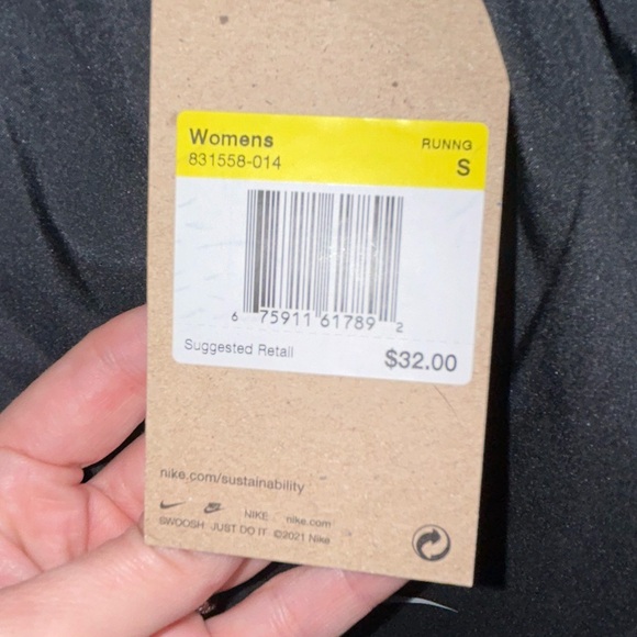 Nike Running Shorts- New With Tag- Black, Size Small - Picture 3 of 6